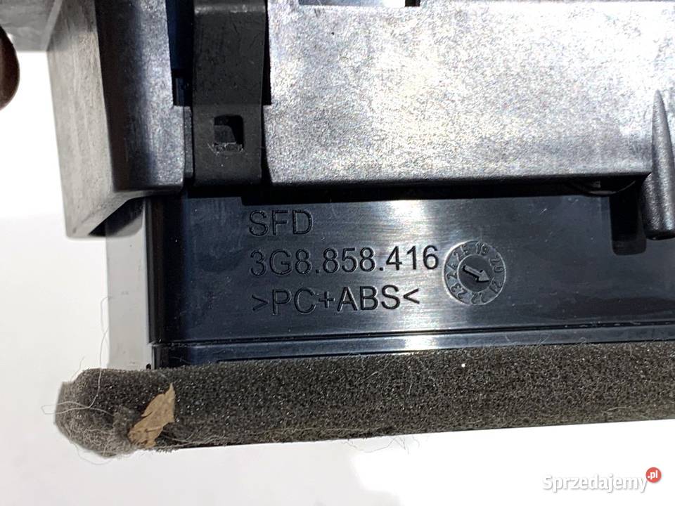 KRATKA NAWIEWU PRZÓD VW ARTEON 3G8858416T Kratki nawiewu