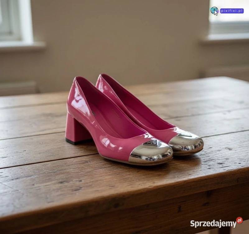 Prada Baleriny Czółenka Skóra 38 Bukowiec