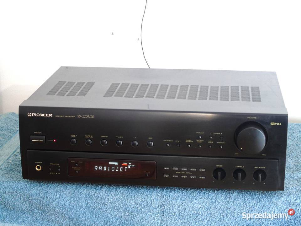 Japoński amplituner Pioneer SX203 RDS ładny i Jasło