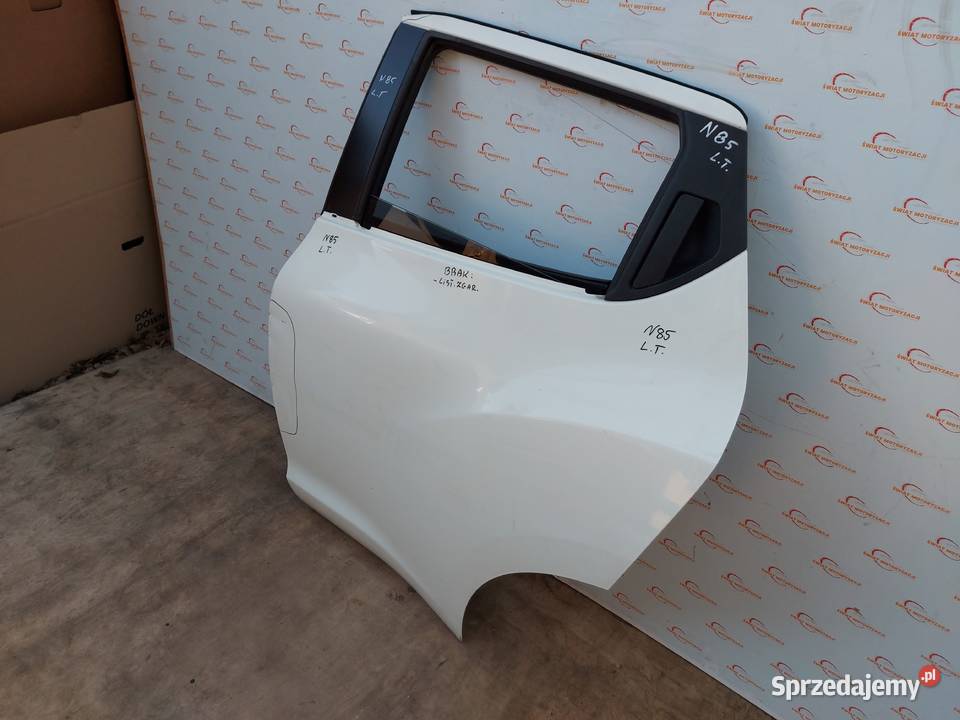 NISSAN JUKE 10r drzwi lewe tył 150 mikronów Drzwi świętokrzyskie
