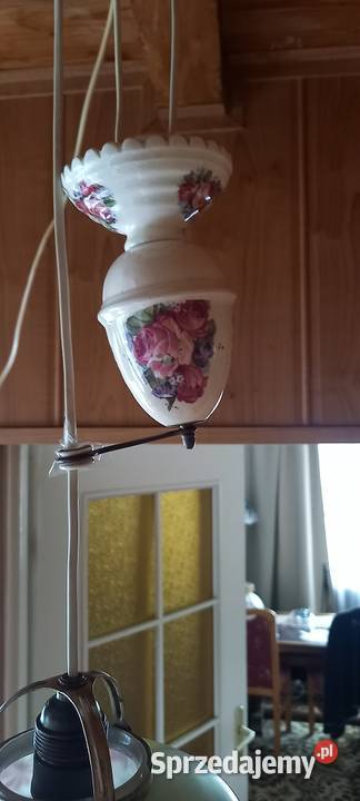 Lampa wisząca z kloszem i przeciwwagą do kuchni Skierniewice sprzedam