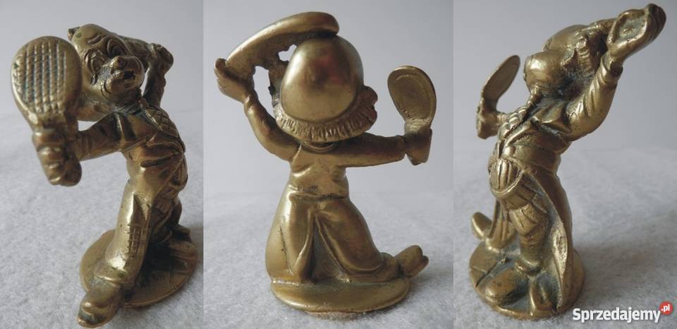 Unikatowy dekoracyjny komplet figurek klaunów z zachodniopomorskie Szczecinek