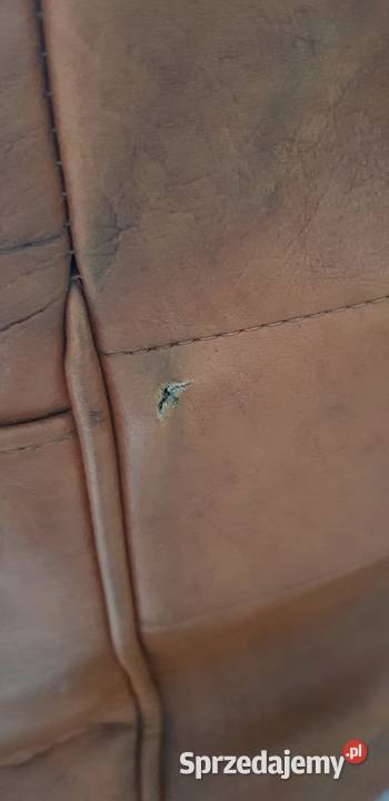 Vintage stara torba skórzana do renowacji Antyki, Sztuka, Kolekcje Ruda Śląska