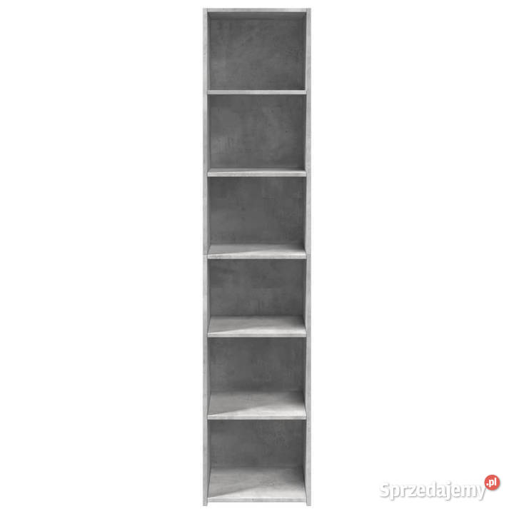 Wysoka szafka szarość betonu 40x41x185 WM3281669 Warszawa