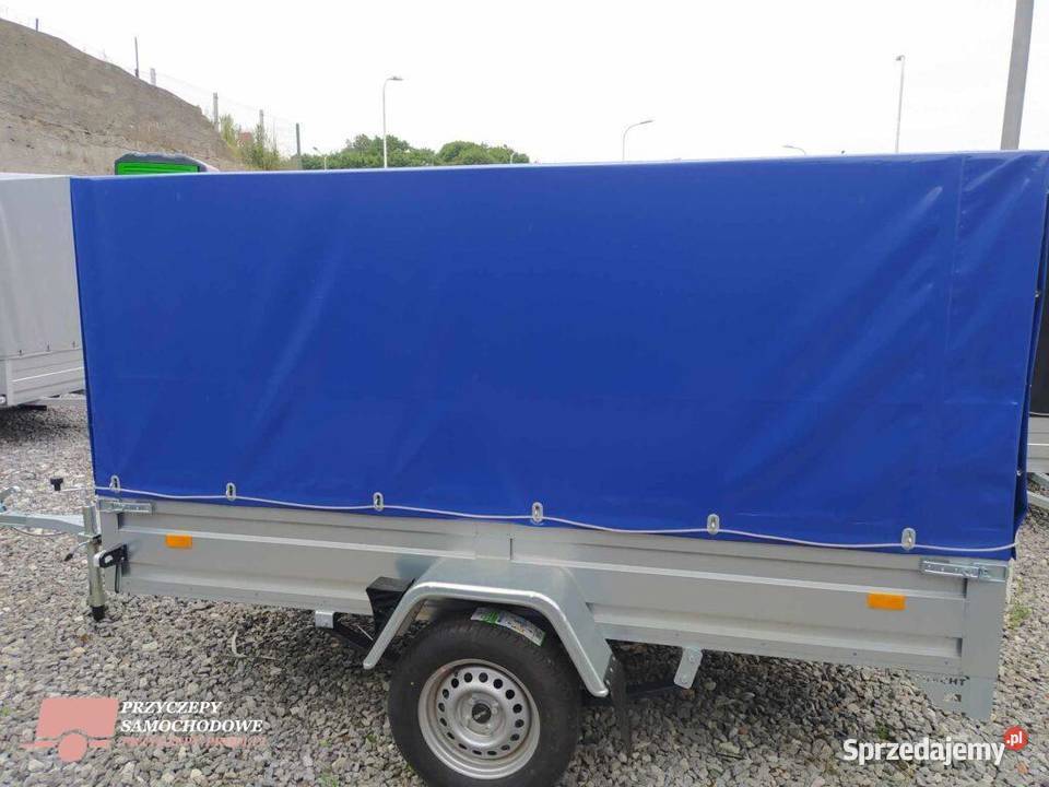 Spawana przyczepa z plandeką Fracht wym 270x125 towarowe Lublin sprzedam