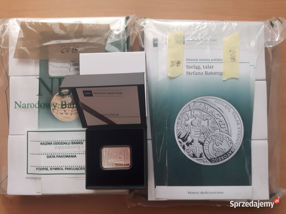 Monety srebrne kolekcjon 51020 komplet rocznik Numizmatyka Kielce