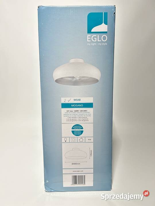 Nowoczesna lampa sufitowa MOGANO 94548 EGLO Plafony Sanok