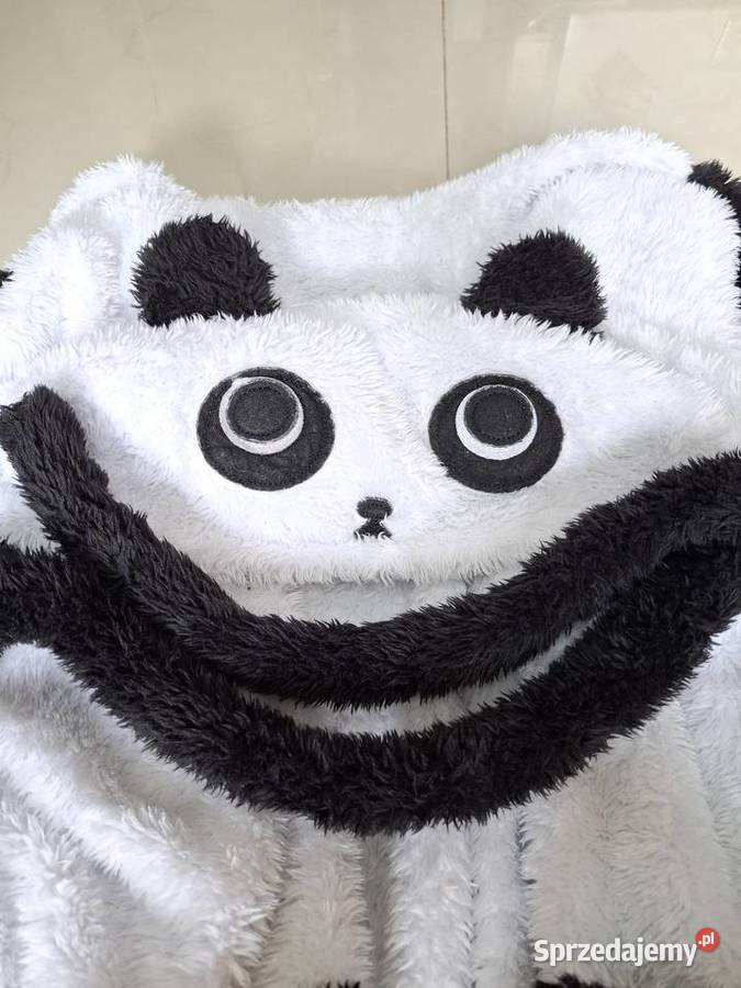 Puszysty szlafrok panda Onesies miękki ciepły Piżamy i szlafroki Kraków sprzedam