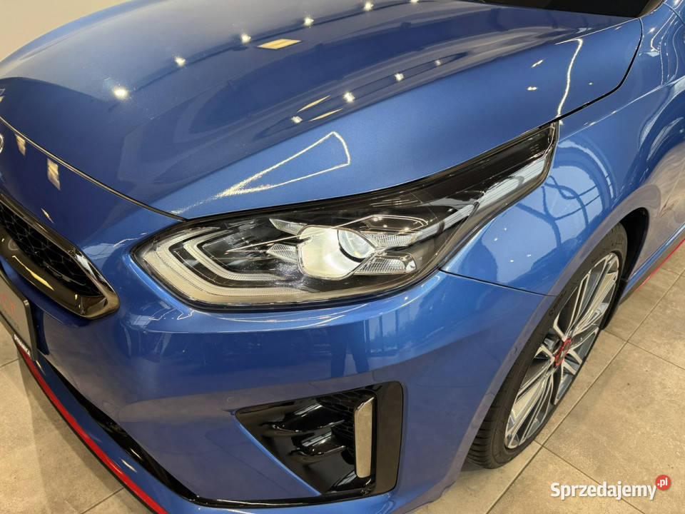 Kia Ceed VAT 23 GT 16TGDI 204 DCT 2019 r salon I elektryczne lusterka Myślenice