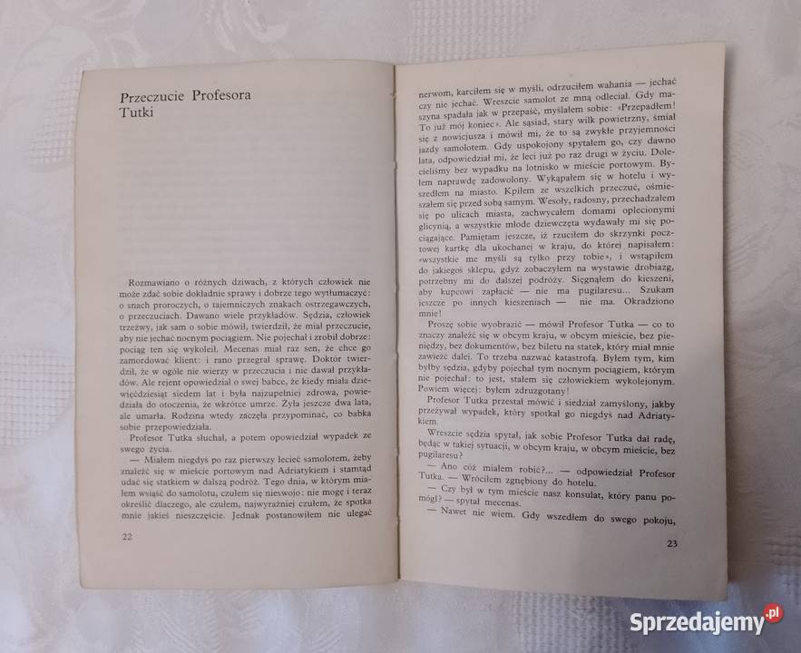 Książka PROFESOR TUTKA Jerzy Szaniawski Oborniki