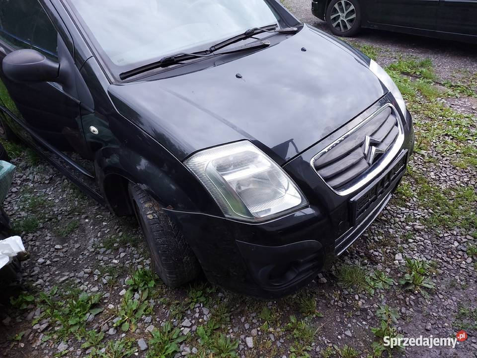 Citroen C2 LIFT KOMPLETNY przód Zderzak Lampy Zestawy części blacharskich śląskie Tychy