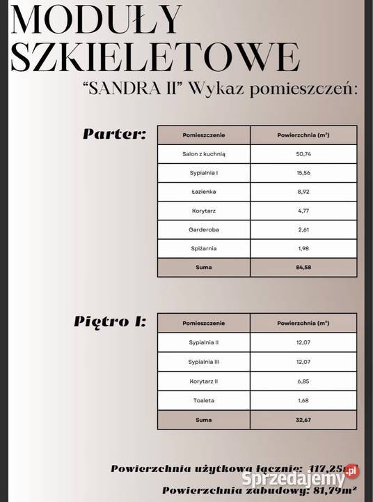 Na sprzedaż DOM moduł szkieletowy mieszkalny warmińsko-mazurskie Olsztyn