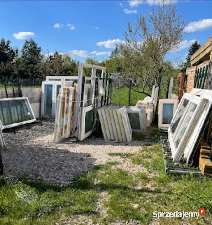 Skład okien pcv dużo okien używanych 2szybowych Nieznanice