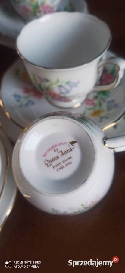 Serwis Queen Anne Old Country Spray Made in Gdańsk