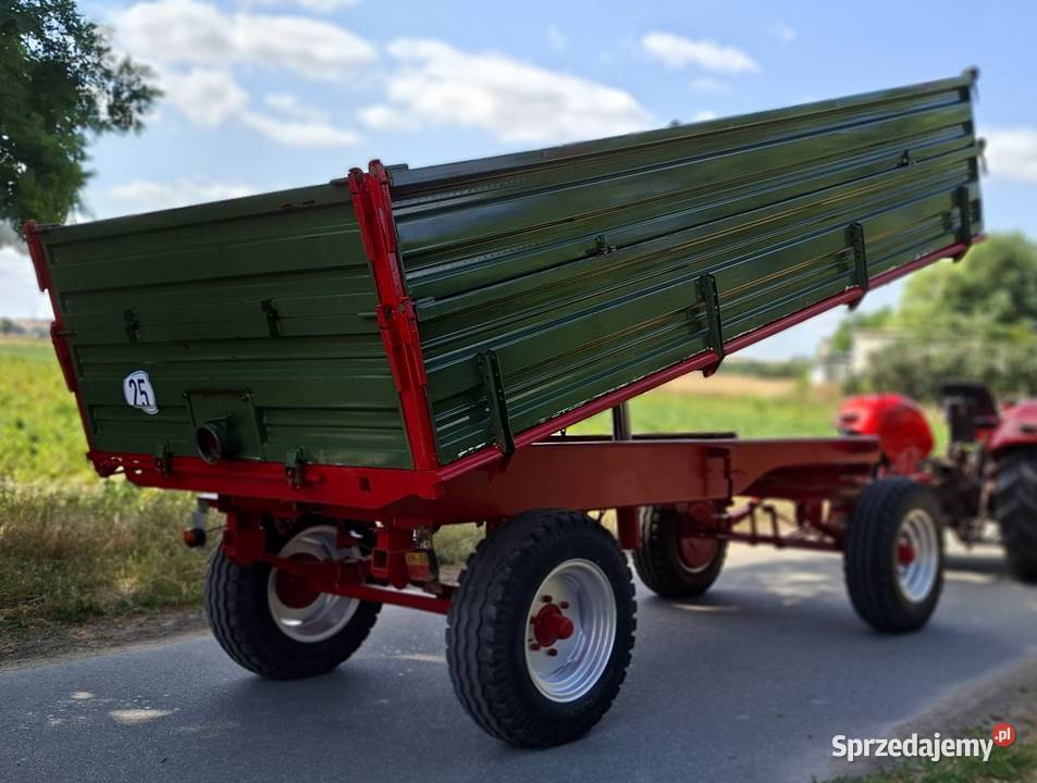 Przyczepa wywrotka 3 stronna Fristein 8 ton Sieradz