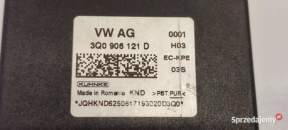 SKODA SUPERB 4 MODUŁ POMPY PALIWA 3Q0906121D