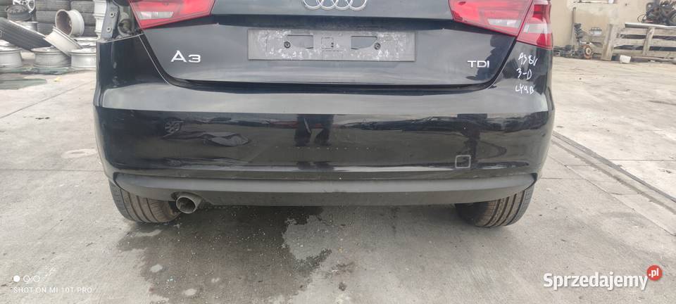 ZDERZAK TYŁ AUDI A3 8V3 3DRZWI LY9B ORYGINAŁ sprzedam