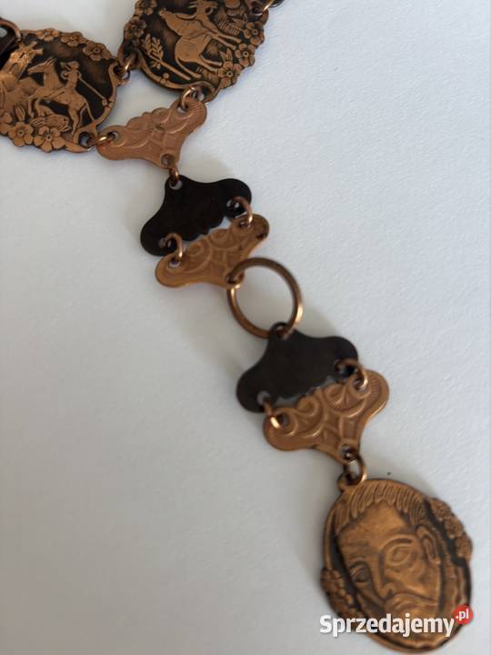 Naszyjnik Vintage w kolorze miedzianym Bydgoszcz