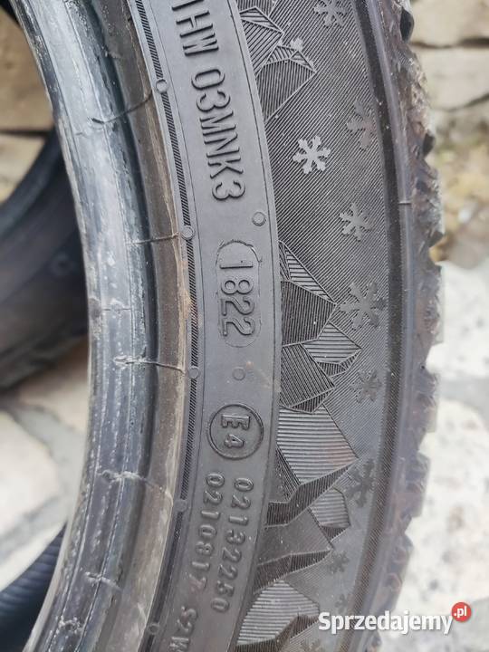 2 zimowe opony używane 486mm Semperit 205 55 R17 Kraków