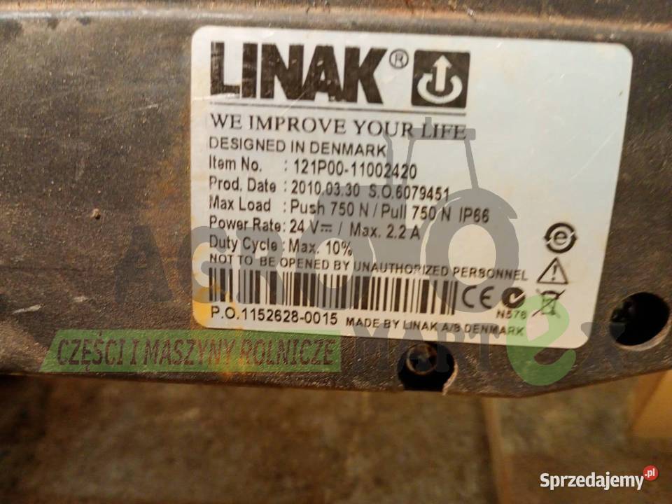 121P0011002420 SIŁOWNIK ELEKTRYCZNY 5żył LINAK dolnośląskie Wichrów