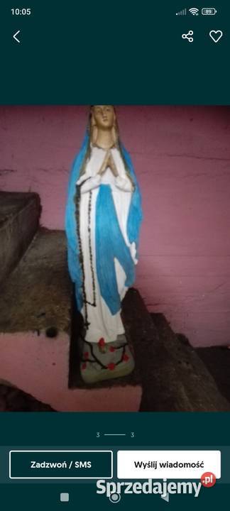 Figurka duża matki Bożej atyk Antyki sprzedam