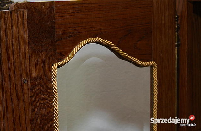 DĘBOWA BIBLIOTECZKA REGAŁ BIBLIOTEKA WITRYNA Świdnica