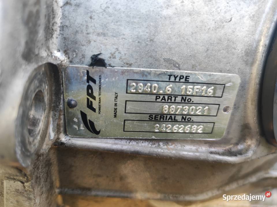 Skrzynia biegów FPT iveco 30 6 biegow 16r Suchedniów