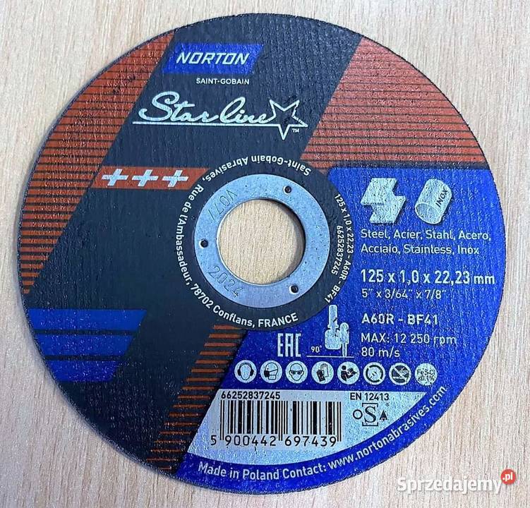 Tarcze Norton Starline 125x1 Jelenia Góra