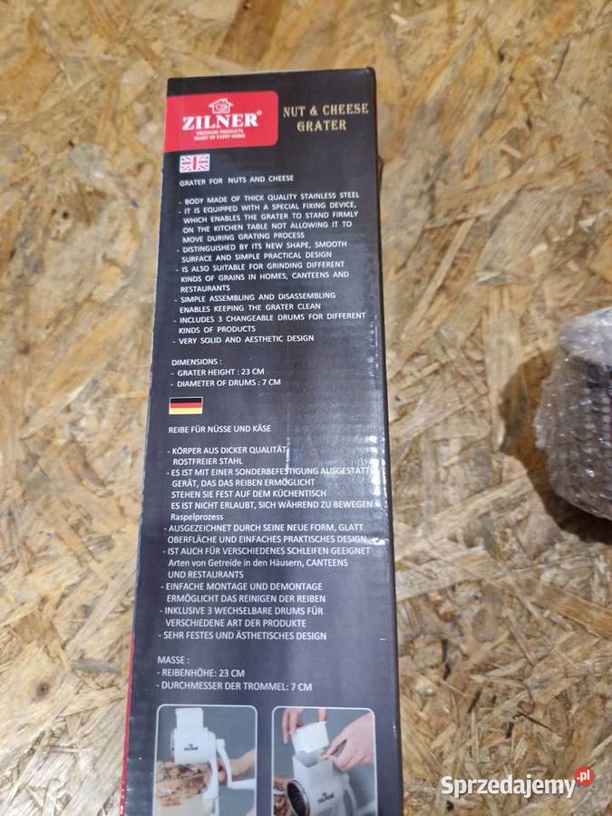 SOLIDNA Maszynka DO TARCIA ORZECHÓW WARZYW Głogowa