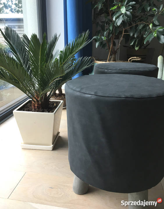 Stołek Hocker skórzany SUPER JAKOŚĆ Kanie