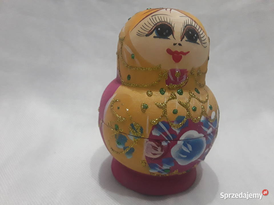 Figurka matrioszka baba w babie 6 części 12 Dekoracje i ozdoby sprzedam