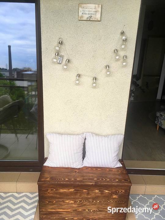 Skrzynia drewniana siedzisko kufer skrzynka świętokrzyskie