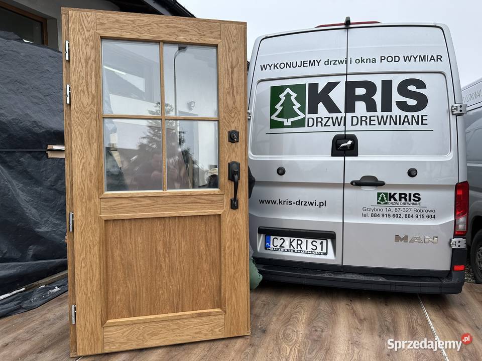 Drzwi RĘKI SCHLAGA zewnętrzne AMERYKAŃSKIE cała Grzybno