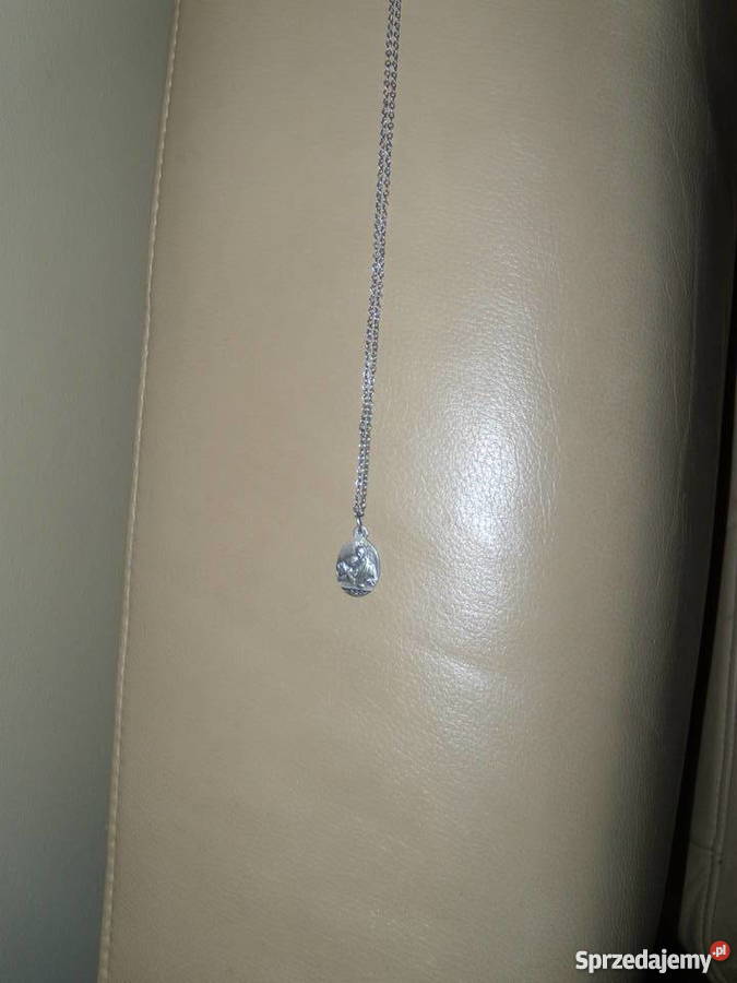 Srebrna zawieszka z Matką Boską na srebrnym mazowieckie Warszawa