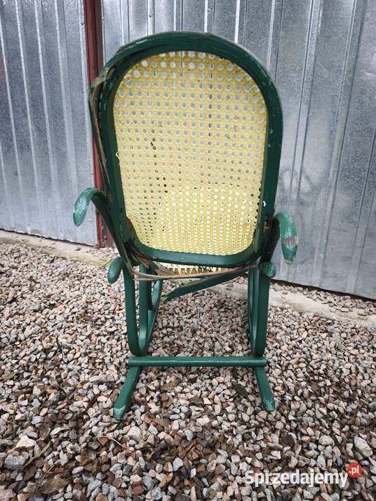 Fotel bujany Thonet zabytkowy retro vintage Kraków