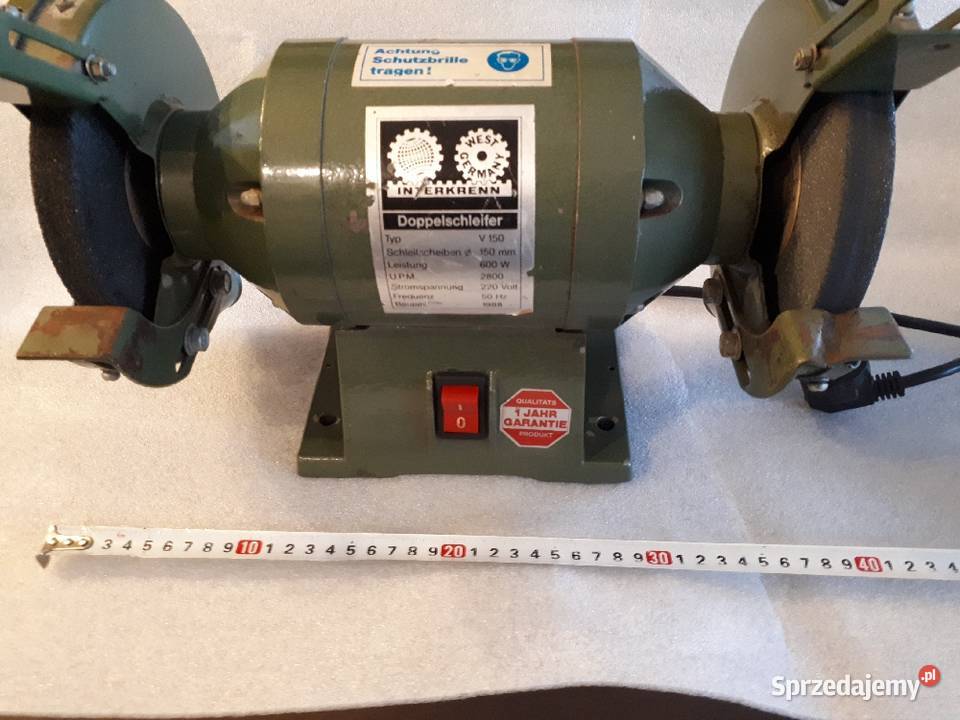 Szlifierka stołowa 600 Wat 150 mm kamienie Wałcz