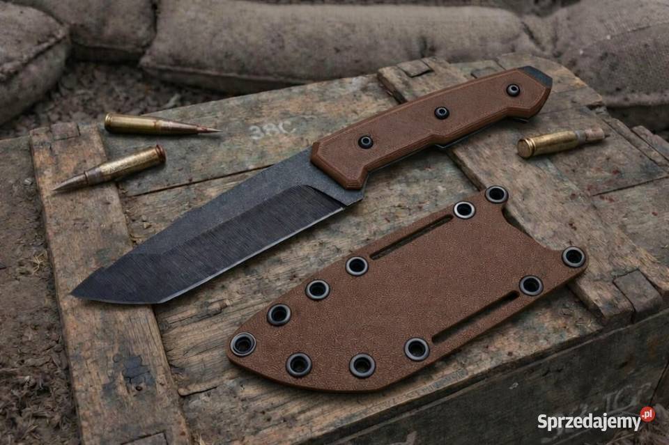 Nóż Kadaffy Brown Ręcznie Robiony Bushcraft Rzeszów