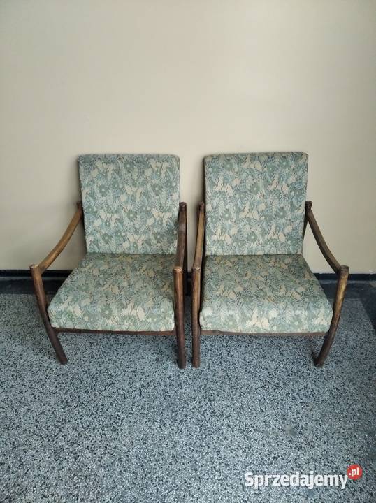 OKAZJA Fotel Gięty Fotele Gięte PRL Typ B8410 2 śląskie Zabrze