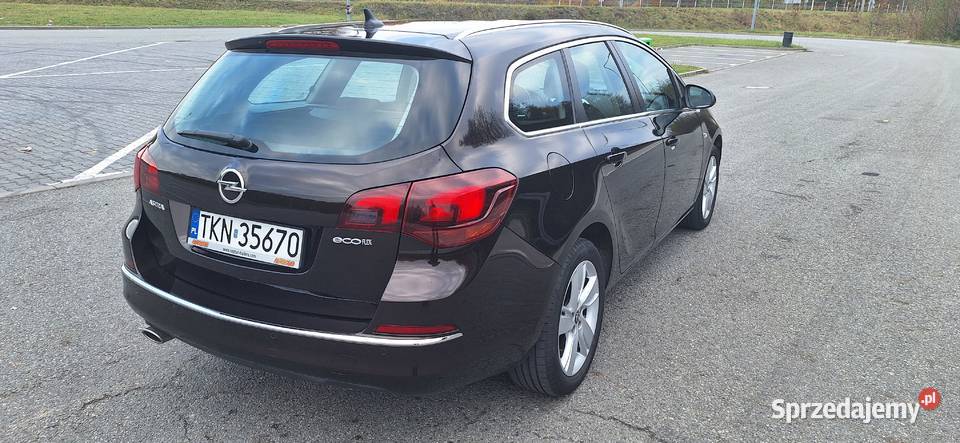 OPEL ASTRA J 14 140 BenzynaGaz 2014r kombi manualna