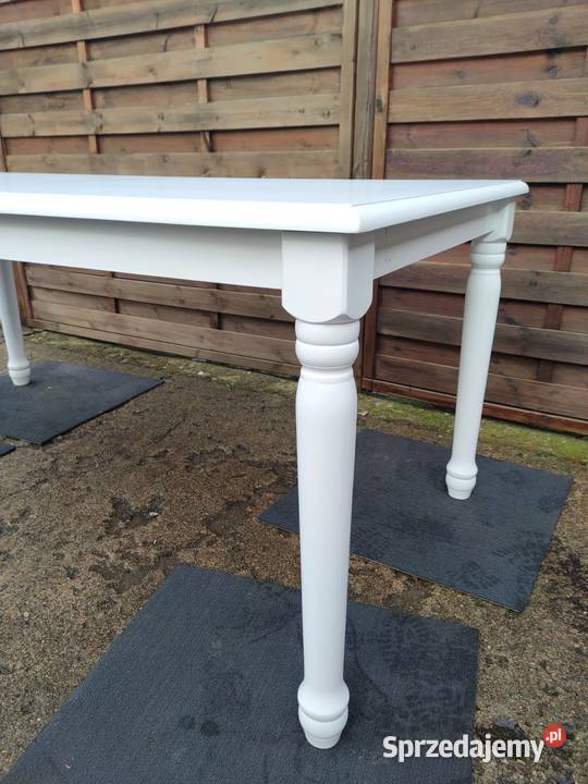 Stół drewniany biały styl prowansalski
