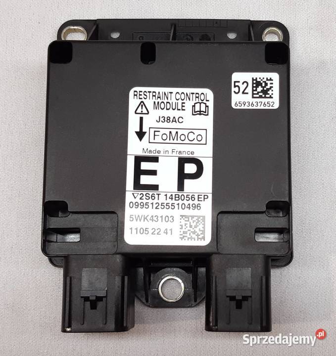 Moduł Sensor AIRBAG FORD FIESTA VI 5WK43103 Mielęcin sprzedam