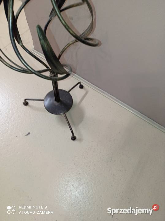 Świecznik metalowy Dekoracje i ozdoby Rybnica