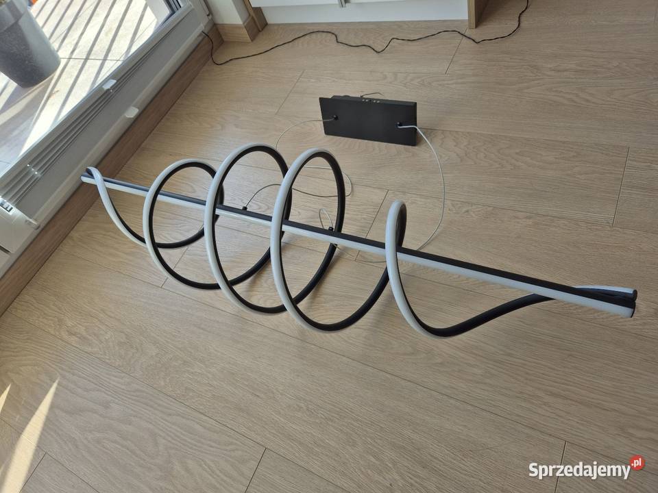 Lampa wisząca Twist czarna LED Milagro Warszawa