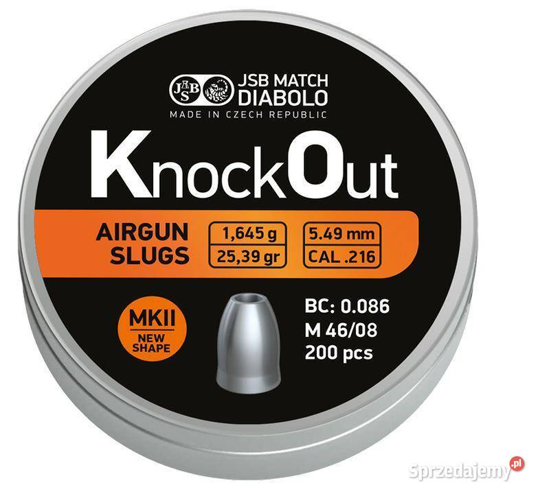 Diabolo JSB KNOCKOUT Slugs MK2 549200 Sporty strzeleckie i myślistwo Warszawa sprzedam