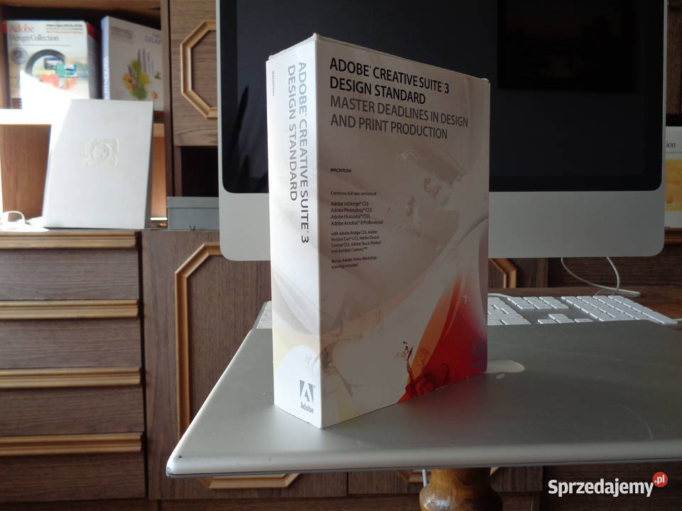 Adobe CS3 Photoshop 100 Box Mac działający Brzeg sprzedam