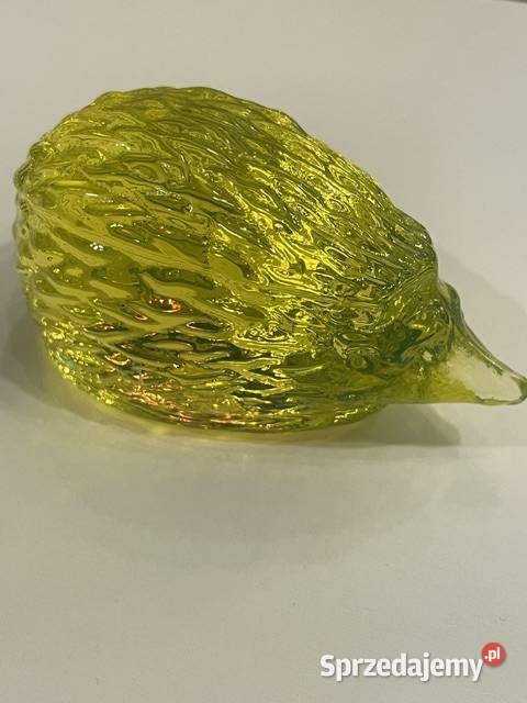 Figurka jeża ze szkła uranowego Kraków sprzedam