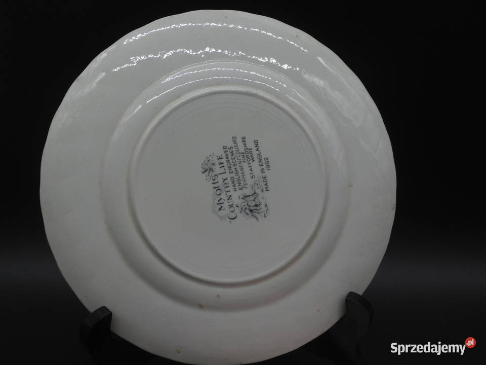 Talerzyki deserowe z serii Myott Country Life wielkopolskie