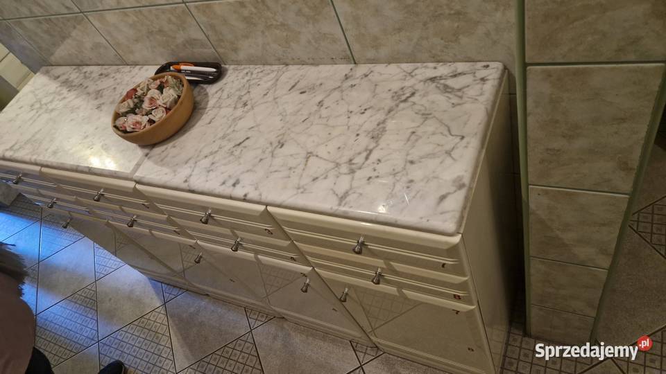 Szafka łazienkowa z blatem i szufladami długa Warszawa sprzedam