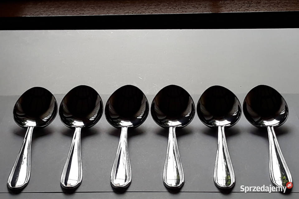 Łyżki obiadowe BAKELIT Gerlach sztućce PRL Dąbrowa Górnicza