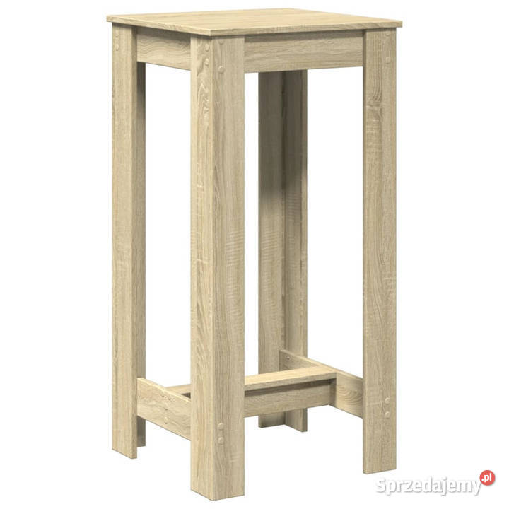 Stolik barowy dąb sonoma 51x50x1035 WM854402 Warszawa